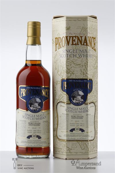 1982 PORT ELLEN MC GIBBONS PROVENANCE WINTER DISTILLATION - Douglas McGibbon - Bottled in 2001 - 1 Bottle - Oc 1