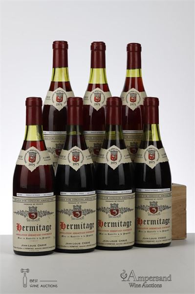 HERMITAGE ROUGE 1975 - JL Chave - 7 Bottles