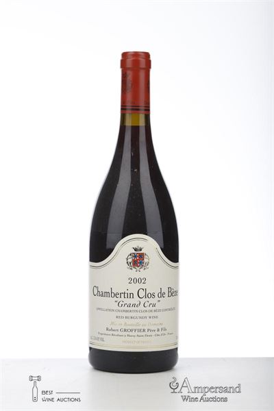 CHAMBERTIN CLOS DE BEZE 2002 - Robert Groffier - 1 Bottle