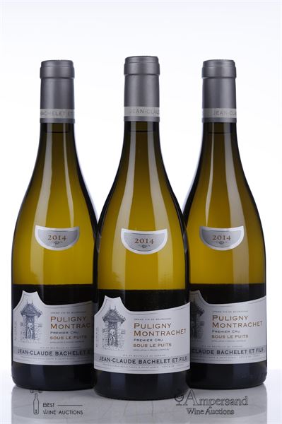 PULIGNY MONTRACHET SOUS LE PUITS 2014 - Jean Claude Bachelet - 3 Bottles