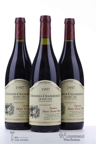 CHARMES CHAMBERTIN 1997 - Henri Perrot Minot - 3 Bottles
