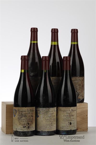 HOSPICES DE BEAUNE CORTON  CUVEE CHARLOTTE DUMAY 1993 - G. Prieur - 6 Bottles