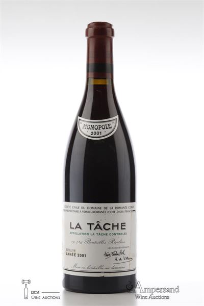 LA TACHE 2001 - Domaine de La Romanee Conti - 1 Bottle