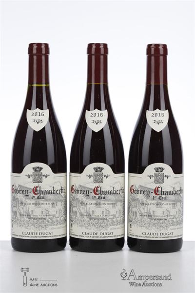 GEVREY CHAMBERTIN 2016 - Claude Dugat - 3 Bottles