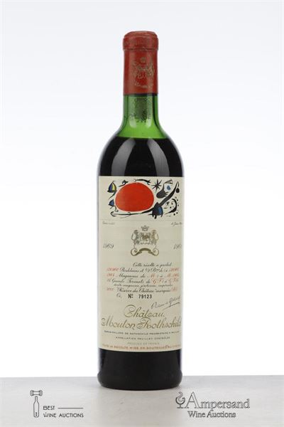 MOUTON ROTHSCHILD 1969 - Mc - 1 Bottle