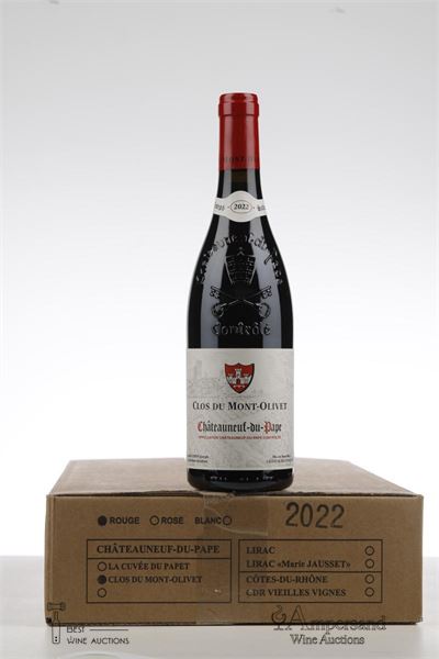 CHATEAUNEUF DU PAPE 2022 - Clos du Mont Olivet - 6 Bottles - Oc 6