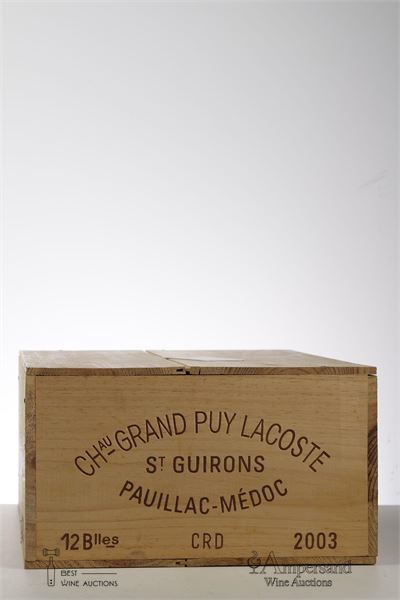 GRAND PUY LACOSTE 2003 - Mc - 12 Bottles - Owc 12