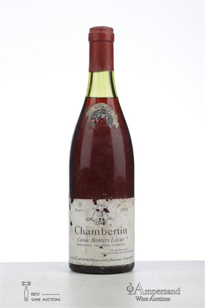 CHAMBERTIN CUVEE HERITIER LATOUR 1973 - Louis Latour - 1 Bottle