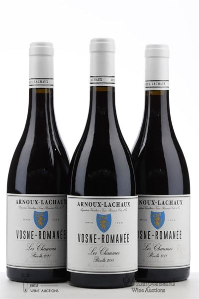 VOSNE ROMANEE LES CHAUMES 2018 - Arnoux Lachaux - 3 Bottles