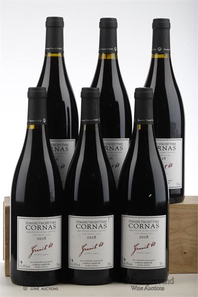 CORNAS GRANIT 60 VIEILLES VIGNES 2018 - Vincent Paris - 6 Bottles