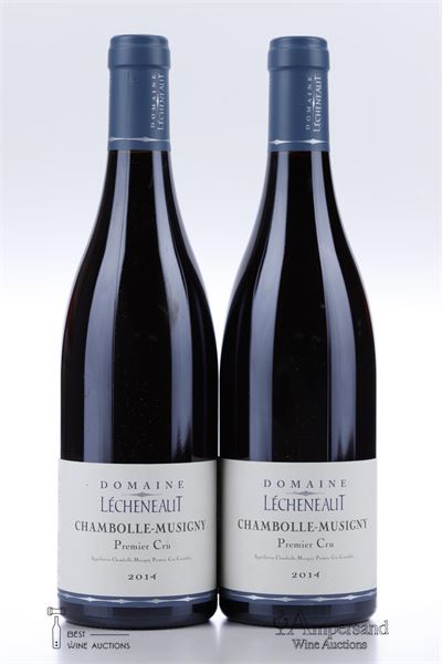 CHAMBOLLE MUSIGNY 1 ER CRU 2014 - Lecheneaut - 2 Bottles