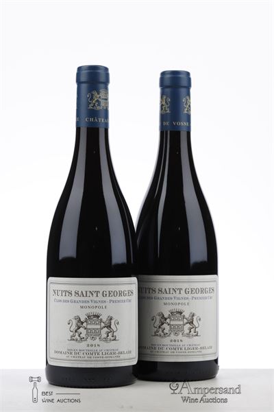 NUITS ST GEORGES CLOS DES GRANDES VIGNES 2018 - Comte Liger Belair - 2 Bottles