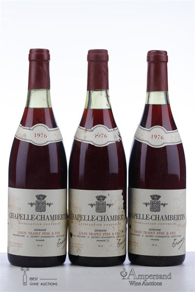 CHAPELLE CHAMBERTIN 1976 - Louis Trapet - 3 Bottles