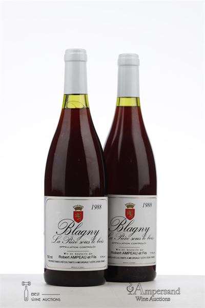 BLAGNY LA PIECE SOUS LE BOIS 1988 - Robert Ampeau - 2 Bottles