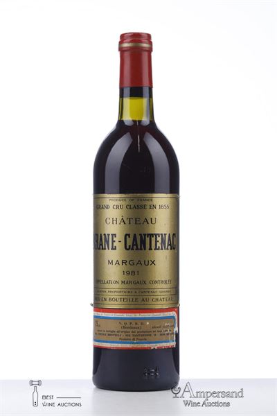 BRANE CANTENAC 1981 - Mc - 1 Bottle