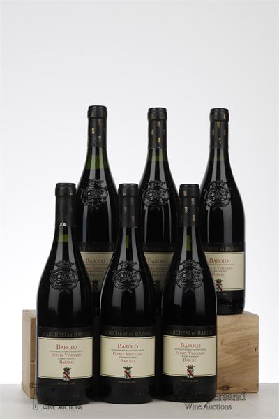 BAROLO ESTATE VINEYARD 1990 - Marchesi di Barolo - 6 Bottles