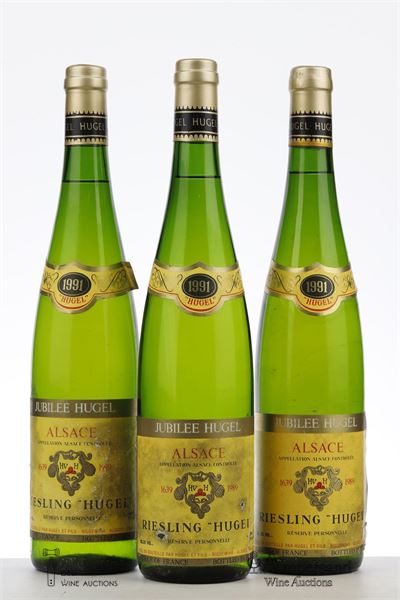 RIESLING JUBILEE RESERVE  PERSONELLE 1991 - Hugel - 3 Bottles