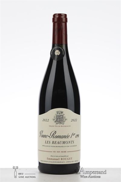 VOSNE ROMANEE LES BEAUMONTS 2022 - Emmanuel Rouget - 1 Bottle