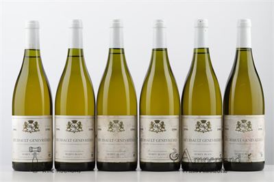 MEURSAULT GENEVRIERES 1996 - Morey Blanc - 6 Bottles