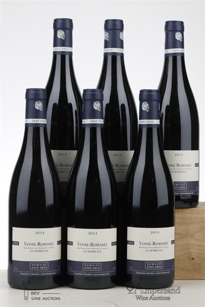 VOSNE ROMANEE LES BARREAUX 2014 - Anne Gros - 6 Bottles