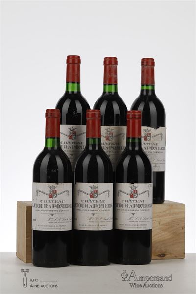 LATOUR A POMEROL 1989 - Mc - 6 Bottles