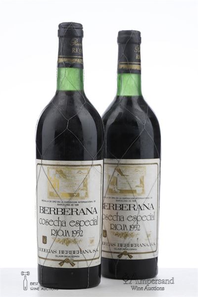 BERBERANA COSECHA ESPECIAL 1952 - Berberana - 2 Bottles