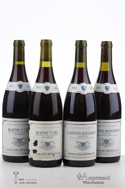 MIXED LOT BOURGOGNE NV - Maillard - 4 Bottles