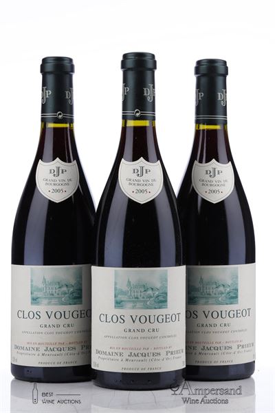 CLOS VOUGEOT 2005 - Jacques Prieur - 3 Bottles