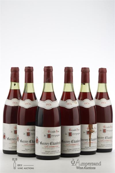 GEVREY CHAMBERTIN LES COMBOTTES 1976 - Georges Lignier - 6 Bottles