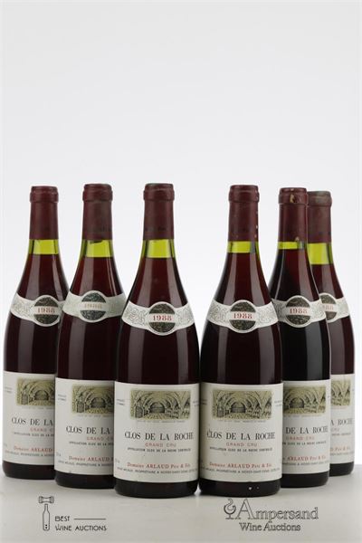 CLOS DE LA ROCHE 1988 - Arlaud - 6 Bottles