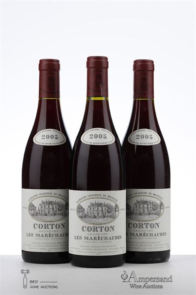 CORTON LES MARECHAUDES 2005 - Chandon de Briailles - 3 Bottles