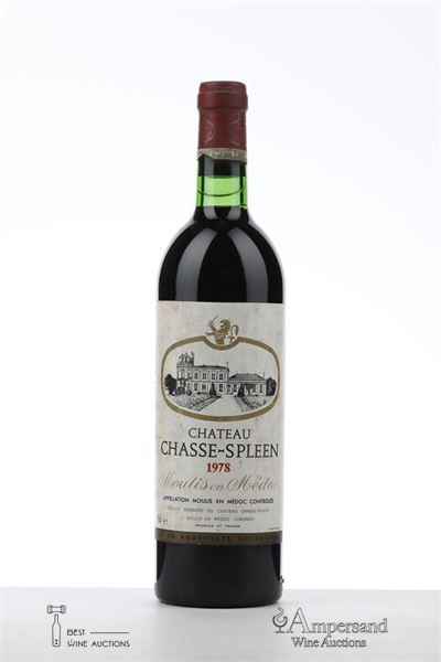CHASSE SPLEEN 1978 - Mc - 1 Bottle