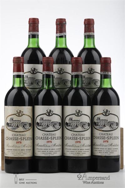 CHASSE SPLEEN 1978 - Mc - 7 Bottles
