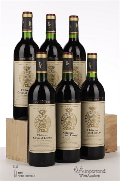 GRUAUD LAROSE 1986 - Mc - 6 Bottles