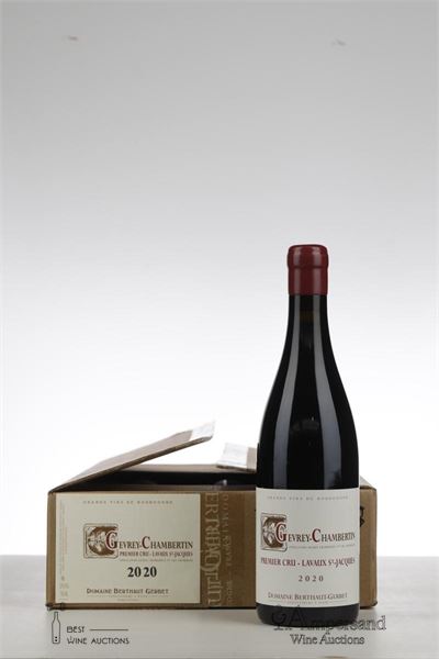 GEVREY CHAMBERTIN LAVAUX ST JACQUES 2020 - Berthaut Gerbet - 6 Bottles - Oc 6