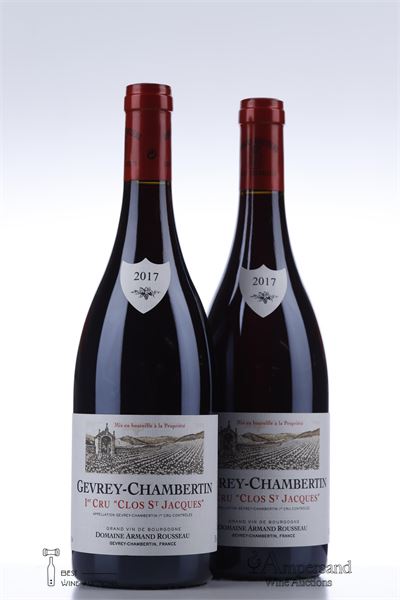 GEVREY CHAMBERTIN CLOS ST JACQUES 2017 - Armand Rousseau - 2 Bottles