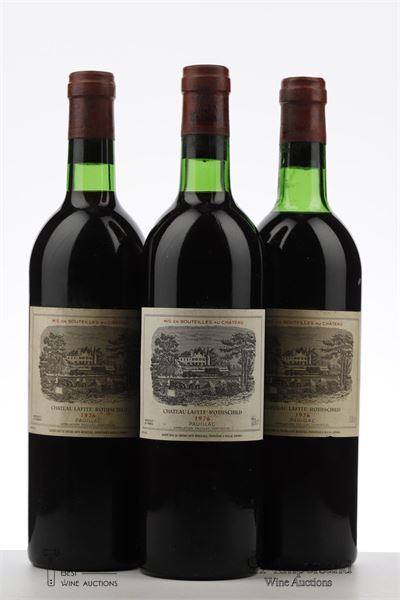LAFITE ROTHSCHILD 1976 - Mc - 3 Bottles