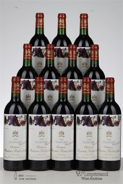 MOUTON ROTHSCHILD 1992 - Mc - 12 Bottles - Owc12