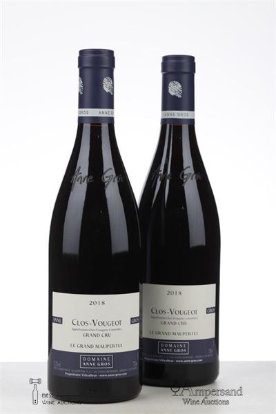 CLOS VOUGEOT LE GRAND MAUPERTUI 2018 - Anne Gros - 2 Bottles
