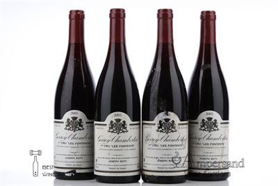 GEVREY CHAMBERTIN LES FONTENYS 2005 - Joseph Roty - 4 Bottles