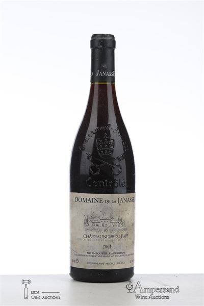CHATEAUNEUF DU PAPE DOMAINE DE LA JANASSE CUVEE VIEILLES VIGNES 2001 - Aime Sabon - 1 Bottle
