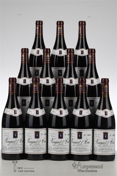 VOUGEOT LES CRAS 2010 - Chateau Andre Ziltener - 12 Bottles