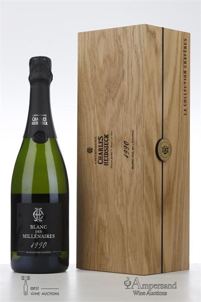 CHARLES HEIDSIECK BLANC DES MILLENAIRES 1990 - Charles Heidsieck - 1 Bottle - Owc 1