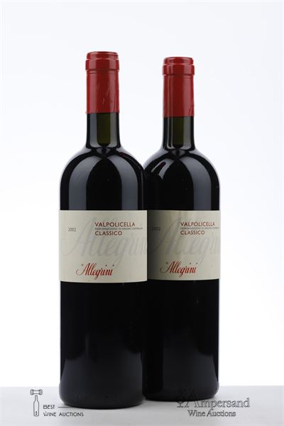 VALPOLICELLA CLASSICO 2002 - Allegrini - 2 Bottles