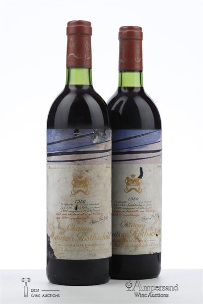 MOUTON ROTHSCHILD 1980 - Mc - 2 Bottles