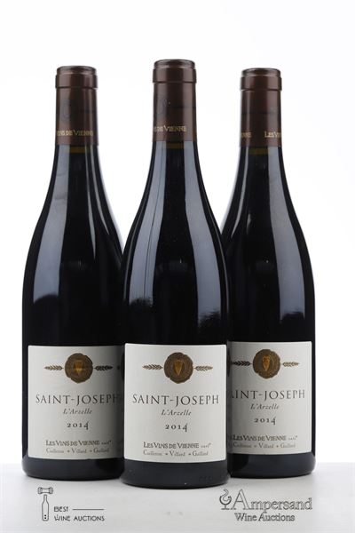 SAINT JOSEPH L'ARZELLE 2014 - Les Vins de Vienne - 3 Bottles