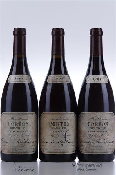 CORTON CLOS ROGNET 1998 - Meo Camuzet - 3 Bottles
