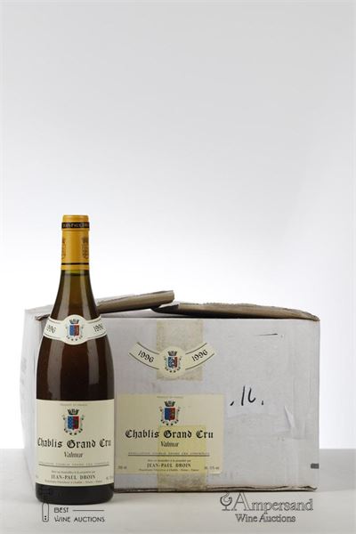 CHABLIS VALMUR 1996 - Jean Paul Droin - 12 Bottles
