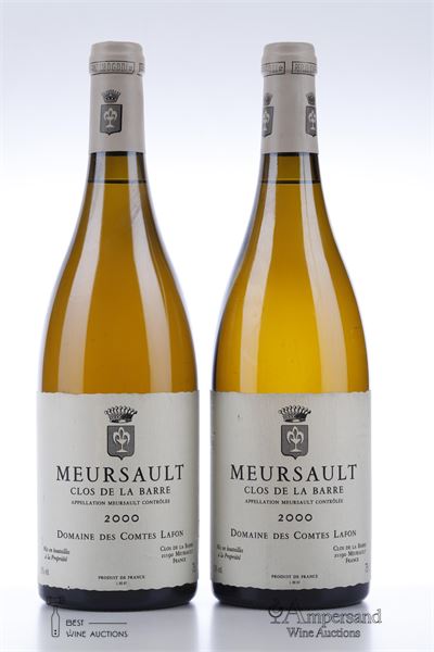 MEURSAULT CLOS DE LA BARRE 2000 - Comtes Lafon - 2 Bottles