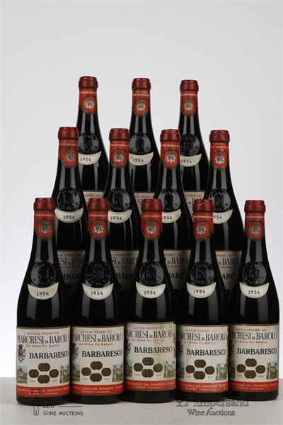 BARBARESCO 1954 - Marchesi di Barolo - 12 Bottles